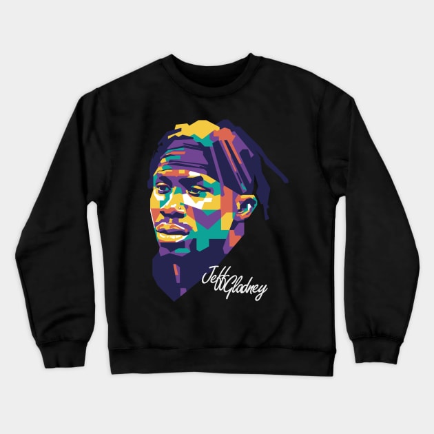 Tribute Jeff Gladney #2 Crewneck Sweatshirt by pentaShop